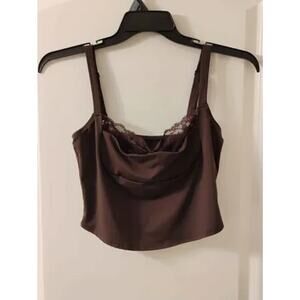 SheinBae Sleeveless Brown Tank Top for Women | New with tags | Casual/ Party